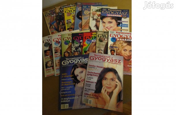 Természetgyógyász Magazin csomag (16 db)