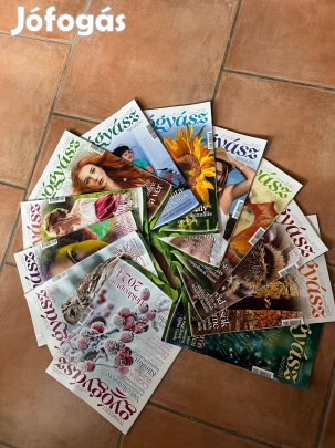 Természetgyógyász magazin 2024 12 db