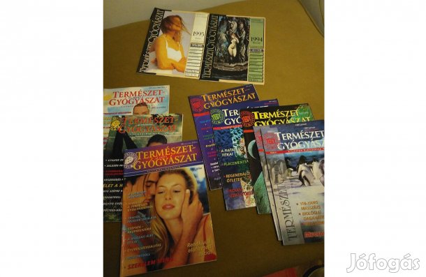 Természetgyógyászat magazinok (10 db)