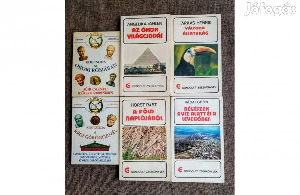 Természettudomány Gondolat Zsebkönyvek állatvilág Biológia ismeret