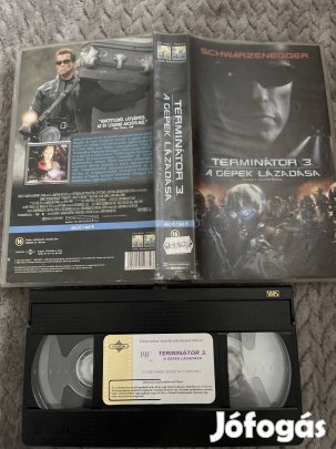 Terminátor 3 vhs kistok scifi