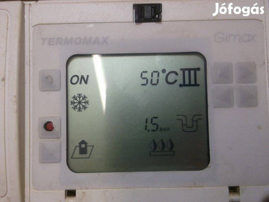 Termomax Gimax gázkazán kijelzőpanel kijelző panel