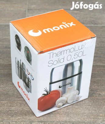 Termosz Hőtartó ételtároló 0,5 L duplafalú, rozsdamentes