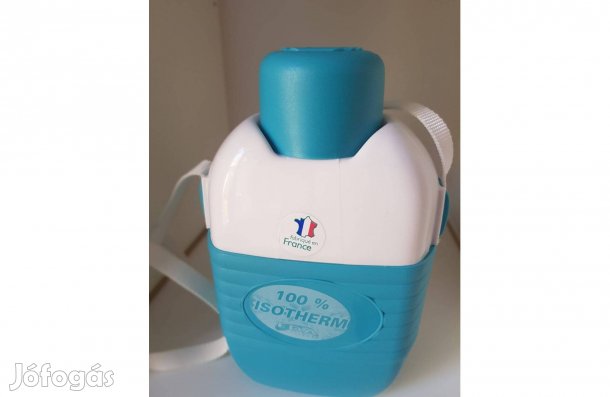 Termosz kulacs hordszíjjal pohárral