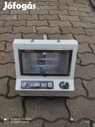 Termosztátos cserépkályha Héra Lux felújított állapotban garival