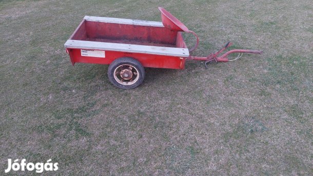 Terra kistraktor pótkocsi eladó