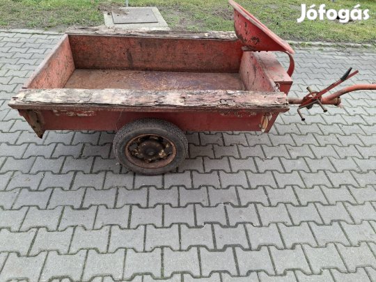 Terra kistraktor utánfutó