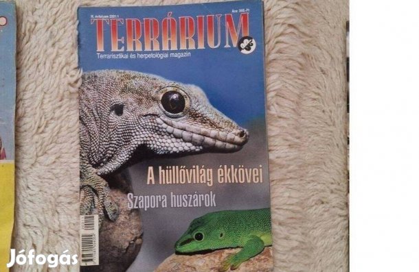 Terrárium 2001/1 magazin eladó. Szülinapra kiváló ajándék