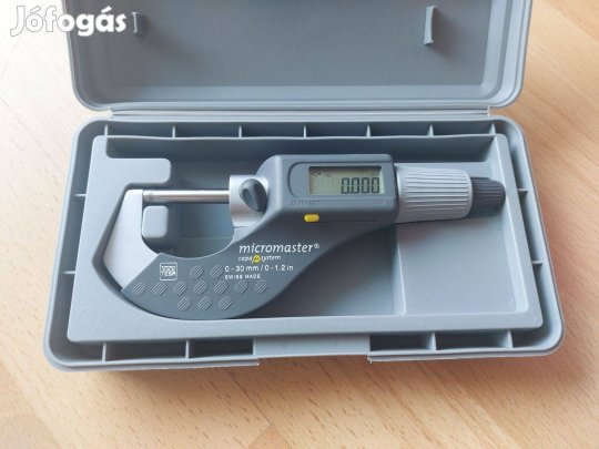 Tesa Micromaster digitális mikrométer 0-30mm /06030010/