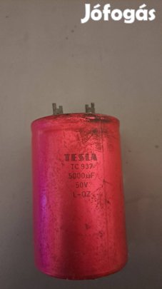 Tesla Elkó 5000uF, 50V