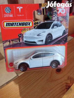 Tesla Matchbox, kisautó, autó, játékautó, új