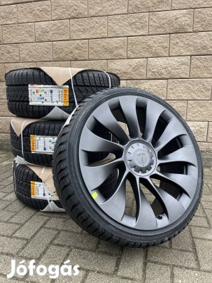 Tesla Model 3 20" Überturbine gyári új téli alufelni garnitúra Eladó!
