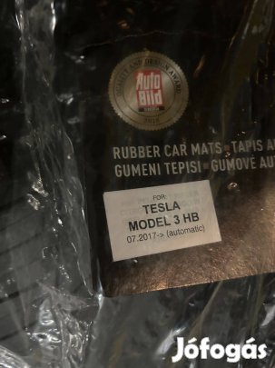 Tesla Model 3 gumiszőnyeg vastag minőségi