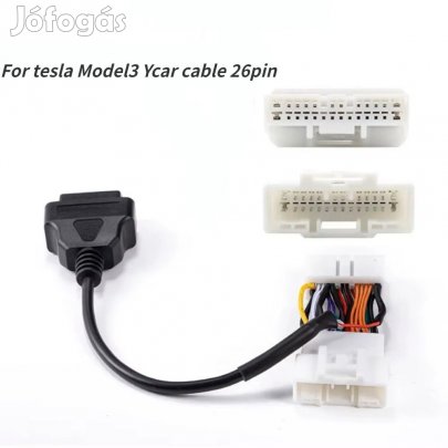Tesla OBD átalakító Y kábel 26 PIN Tesla diagnosztika