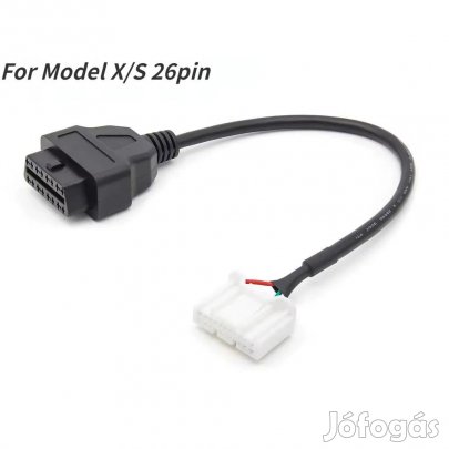 Tesla X/S OBD átalakító kábel 26 PIN Tesla diagnosztika