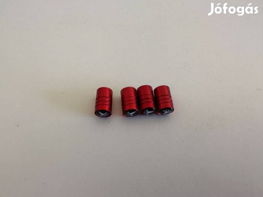 Tesla szelepsapka piros színű Tesla felni szelep sapka 4db 1000Ft