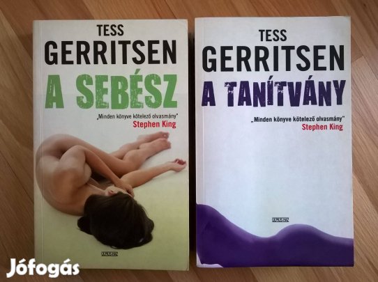Tess Gerritsen könyvek (2db)