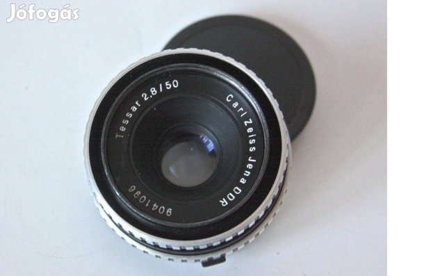 Tessar 2,8/50 mm. Carl Zeiss Jena objektív + ajándék gépváz