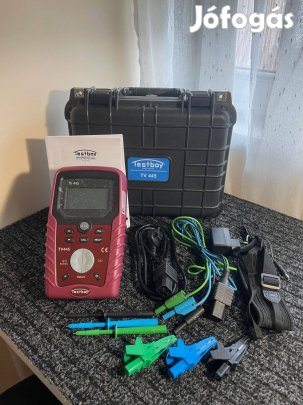Testboy TV445 Érintésvédelmi műszer kalibrált (Metrel MI3125E)