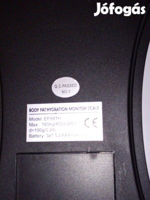 Testmérleg Ef881H testösszetétel-monitor 22000ft óbuda párszor használ
