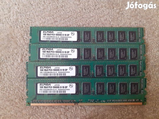 Tesztelt PC DDR3 memória 1Gb eladó