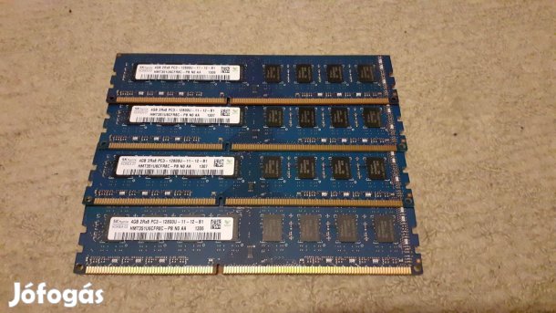 Tesztelt PC DDR3 memória 4 Gb