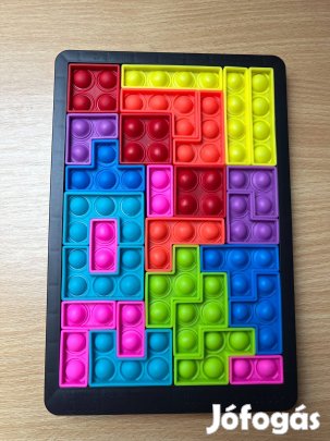 Tetris játék-kézzel