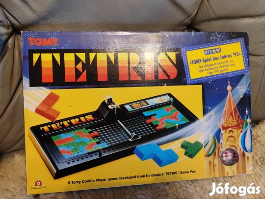 Tetris társasjáték régi a 90es évekből, szép darab