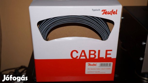 Teufel német hangfalkábel vadonatúj bontatlan csomagolásban 30 méter