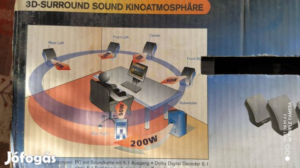 Tevion 5.1-es aktív házimozi rendszer eladó!