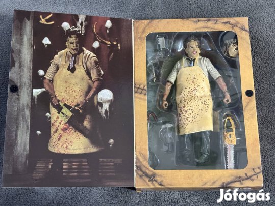Texas Chainsaw Massacre(Texasi Láncfűrészes) Bőrpofa Figura 18-cm
