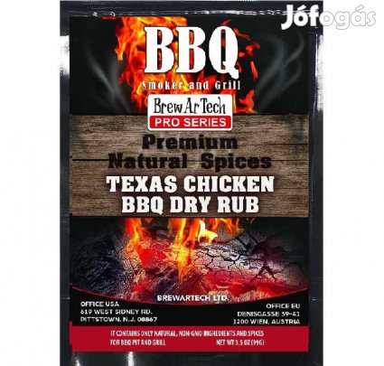 Texas Chicken BBQ Rub fŰszerkeverék 100g  (2902)