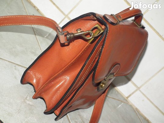 Texier (Made in France) bőr táska férfi válltáska bőrtáska