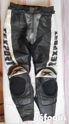 Texport motoros bőrnadrág 52
