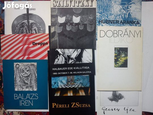 Textil - Textilművészek - kiállítási katalógusok