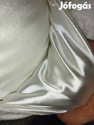 Textil - fehér, elasztikus anyag