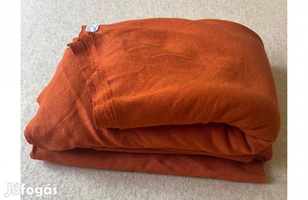 Textil - méteráru (dzsörzé) rozsdabarna