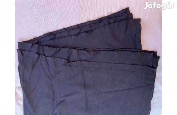 Textil - méteráru (dzsörzészerű, rugalmas) sötétkék