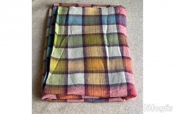 Textil - méteráru (flanel) színes, kocás mintás