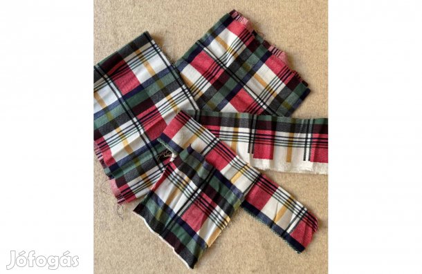 Textil - méteráru (pamut flanel) kockás csomag