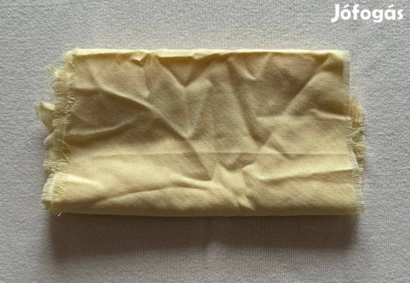 Textil - méteráru (szövet) halványsárga