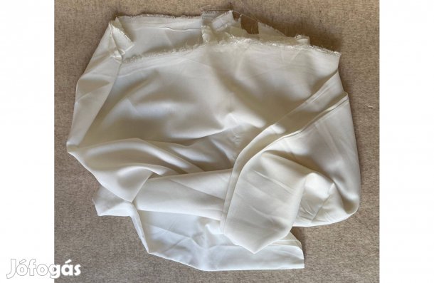 Textil - méteráru (vékony) fehér