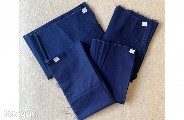 Textil - méteráru (vékonyabb kartonszerű) sötétkék több db