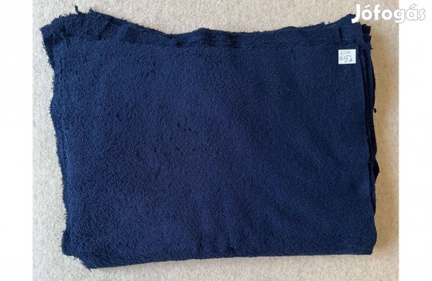 Textil, méteráru (buklé) sötétkék