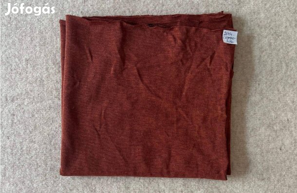 Textil, méteráru (pamut, póló) rozsda barna csomag