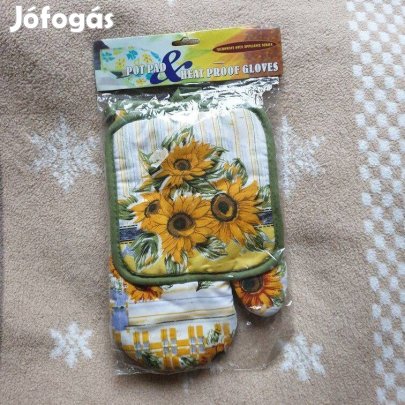 Textil edényfogó kesztyű szett (Új)