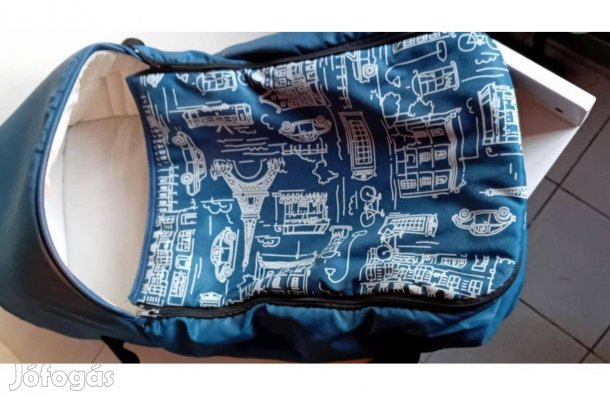 Textil oldalfalú, hordozófülekkel ellátott babahordozó