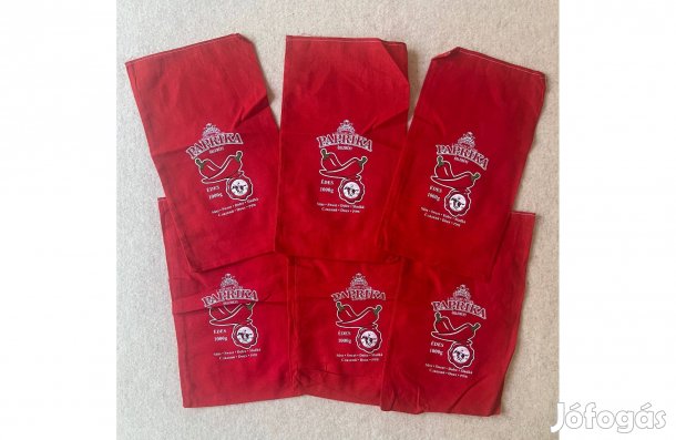 Textil zsák - pirospaprikás