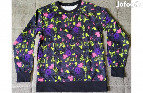 Tezenis Női hosszú ujjú felső/pulóver M grafikus mintás új