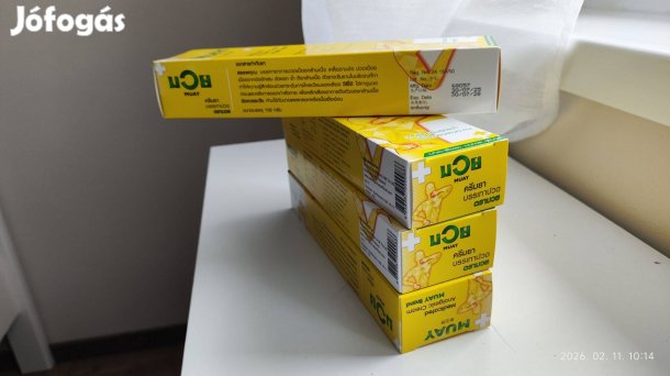 Thai Muay izomlazító és gyulladáscsökkentő krém 100gr. Eredeti!